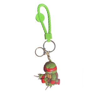 Teenage Mutant Ninja Turtles Raphael Silicone 3D Keychain